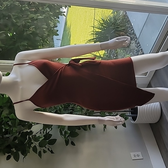 Tan/Rust Dress - Picture 4 of 5